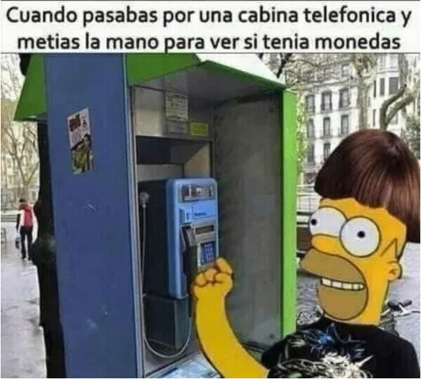 Meme_otros - Cuando las cabinas existían