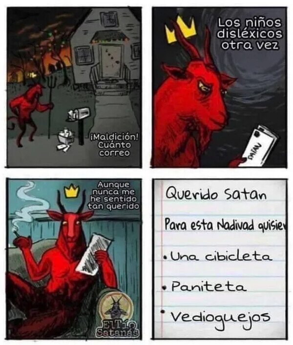 Meme_otros - Los niños disléxicos también celebran la Navidad