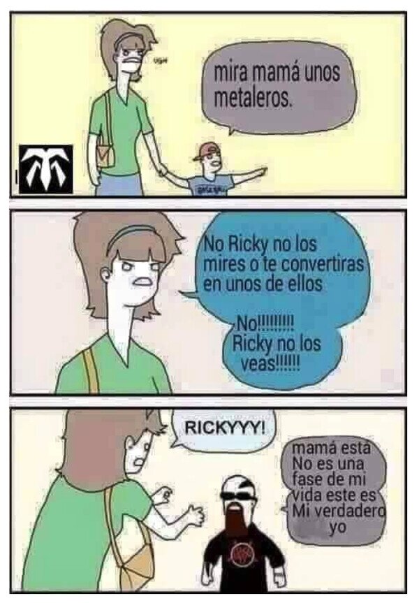 Otros - No mires fijamente a los metaleros