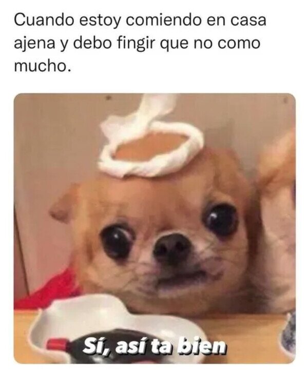 Meme_otros - Con más hambre que el perro de un ciego