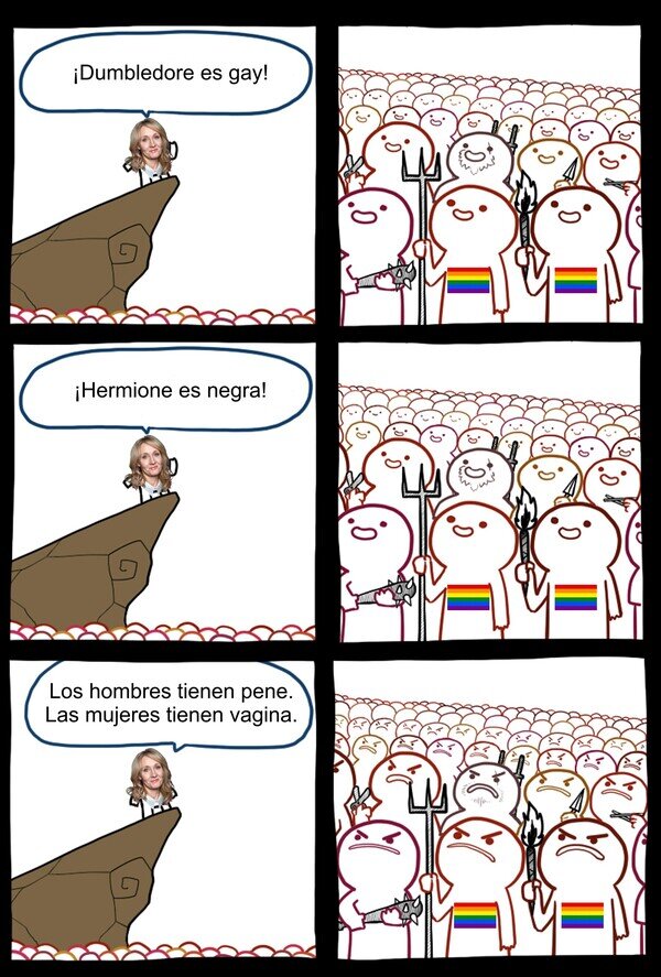 Meme_otros - JK Rowling diciendo verdades como panes