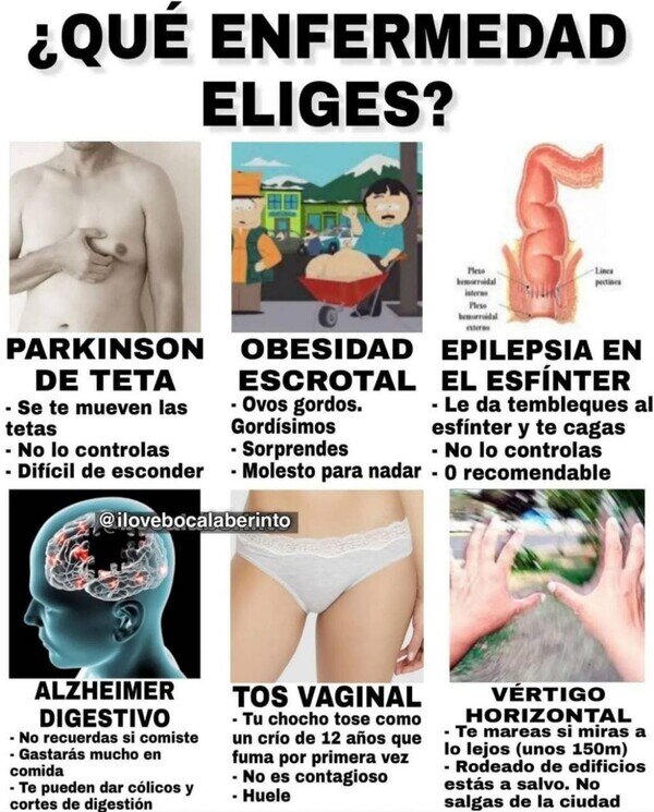 Otros - ¿Qué enfermedad elegirías?