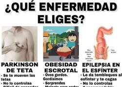 Enlace a ¿Qué enfermedad elegirías?