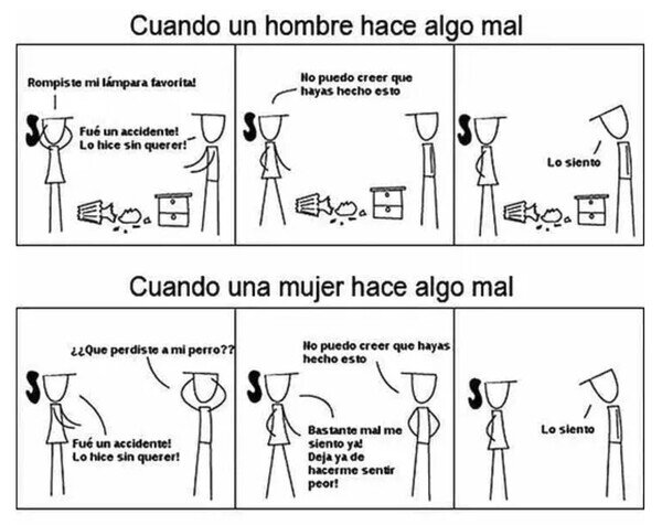 Otros - Chicos vs chicas haciendo algo mal