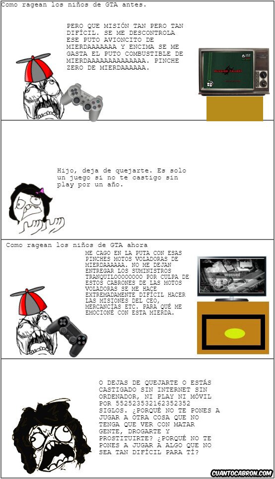Ffffuuuuuuuuuu - La generación de los niños rageadores en GTA