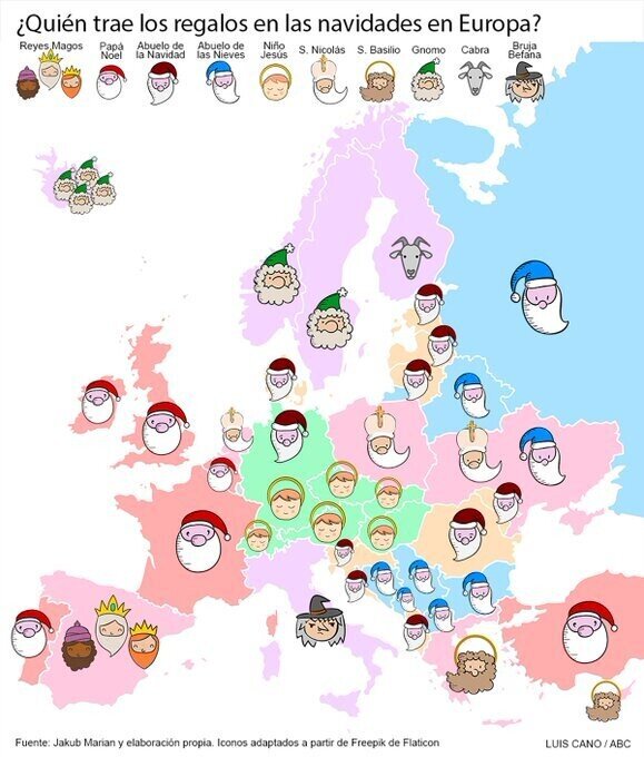 Meme_otros - ¿Quién trae los regalos de Navidad en Europa?