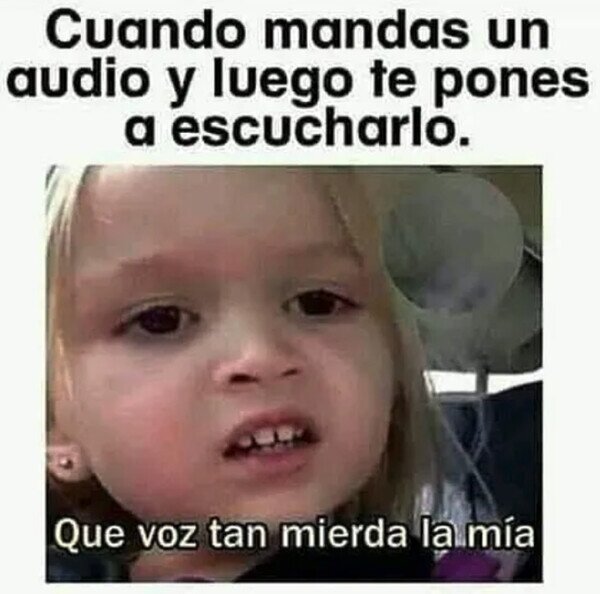 Otros - Lo extraño que es escucharse a uno mismo