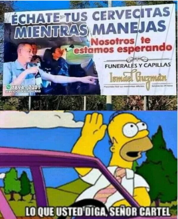 Meme_otros - No lo digo yo, lo dice el cartel