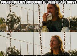 Enlace a El drama de intentar conseguir el logro de año nuevo