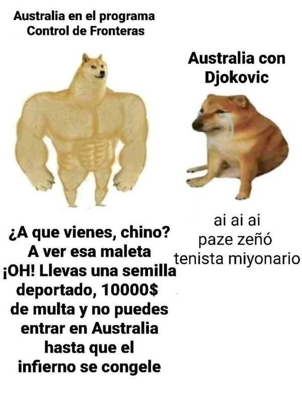 Meme_otros - Se actúa diferente con los que tienen pasta