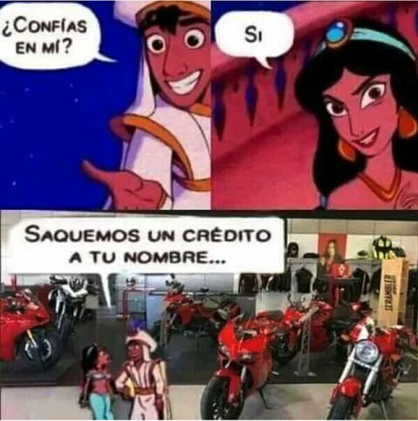 Meme_otros - ¿Por qué a Aladdin le funciona y a mí no?