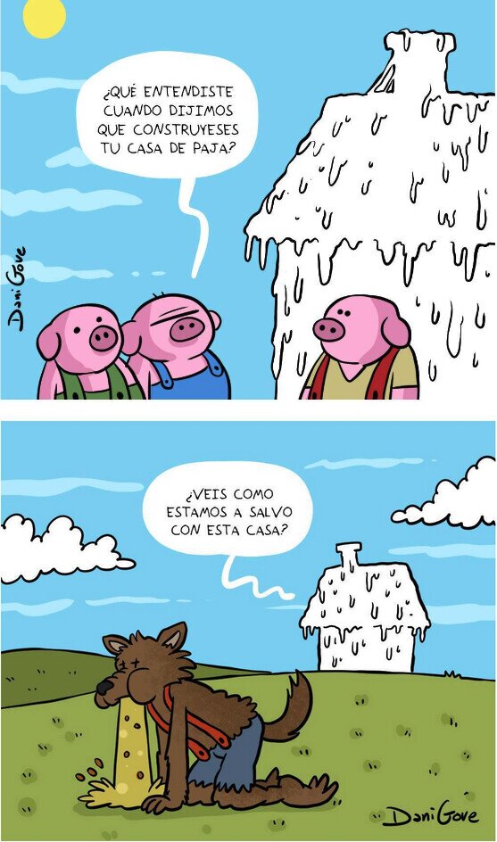 Meme_otros - La casa de paja funciona