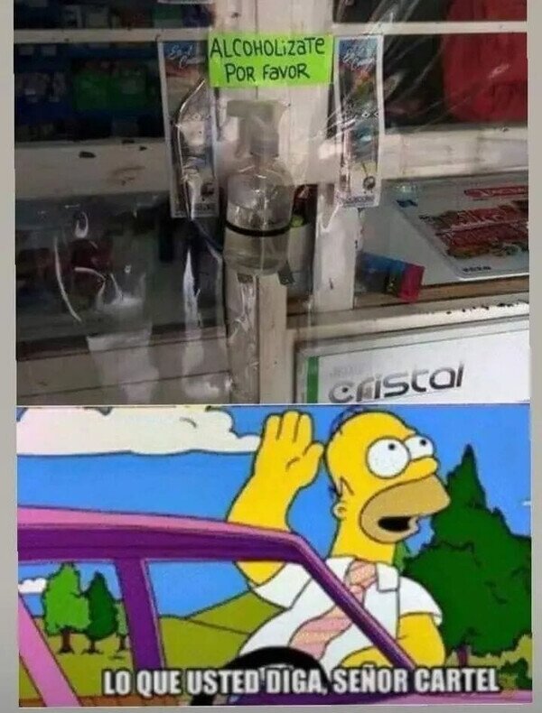 Meme_otros - Me lo ordenó ese cartel