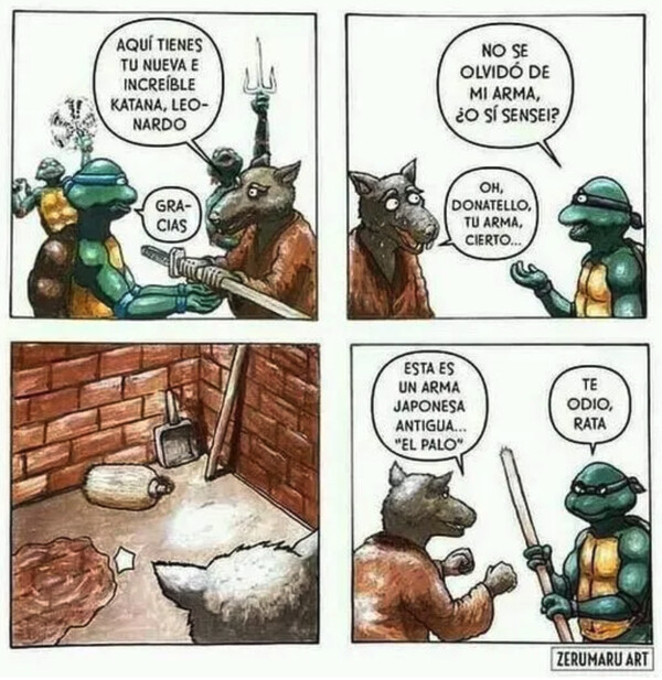 Otros - A Donnatello le tenían manía