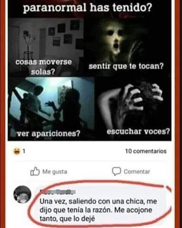 Meme_otros - Aterrador testimonio