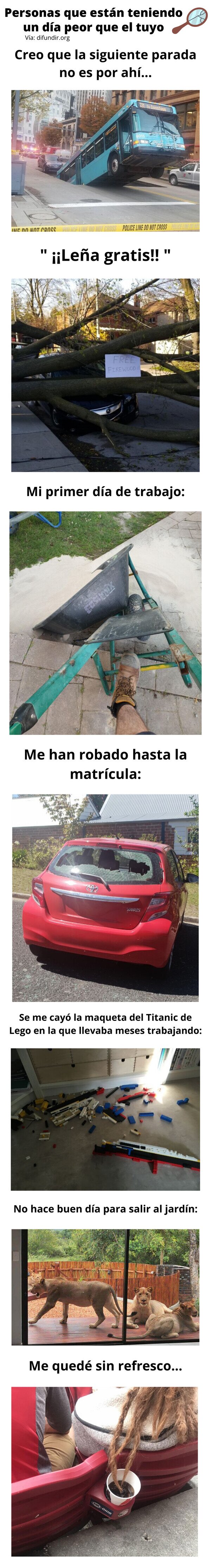 Meme_otros - Personas que están teniendo un día peor que el tuyo