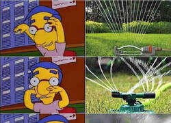 Enlace a Milhouse, el aspersor