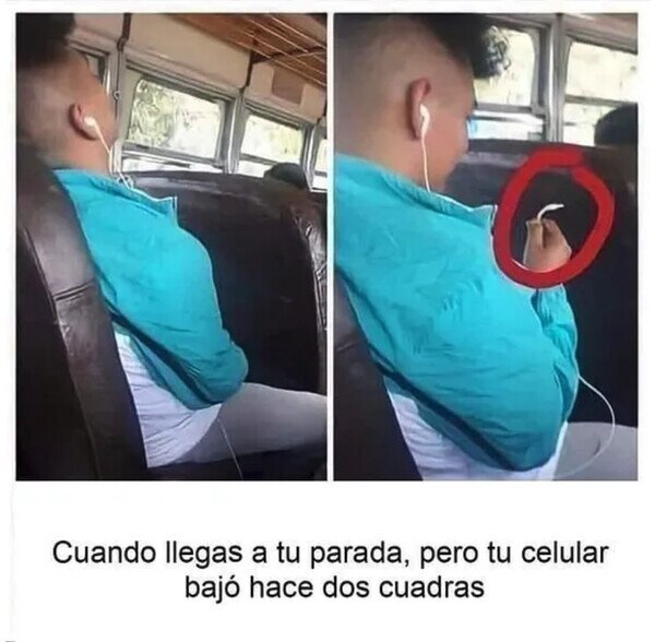 Otros - Mi teléfono se bajó en la parada anterior