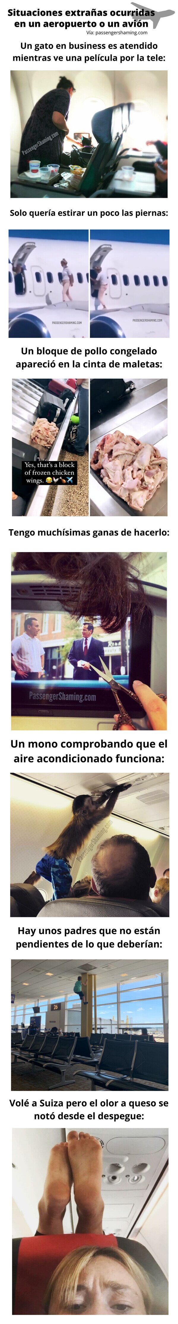 Meme_otros - Situaciones extrañas ocurridas en un aeropuerto o un avión