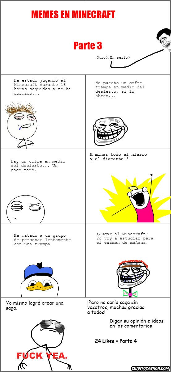 Mix - Memes en el Minecraft (Parte 3)