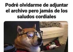 Enlace a Yo entregando un trabajo