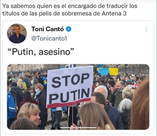 Otros - Creo que ahí no pone eso, Toni