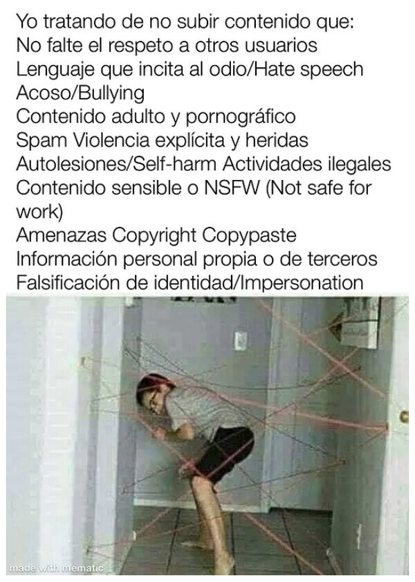 Meme_otros - Tiempos díficiles para subir contenido