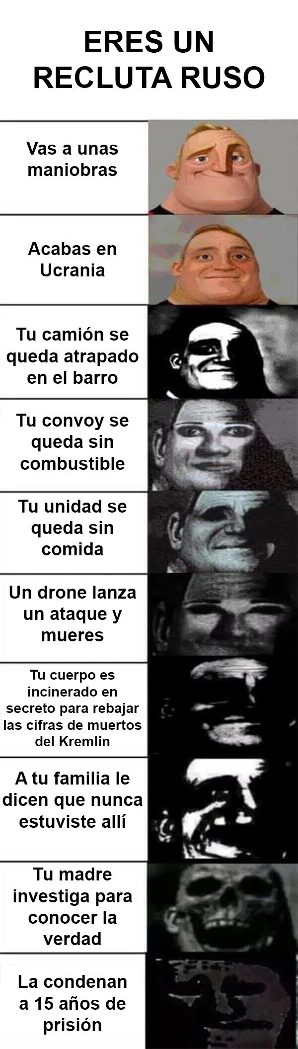 Meme_otros - No es fácil ser un recluta ruso