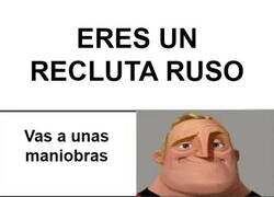 Enlace a No es fácil ser un recluta ruso