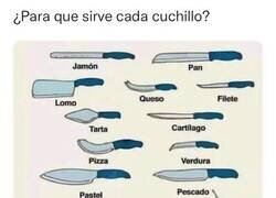 Enlace a La utilidad de cada cuchillo
