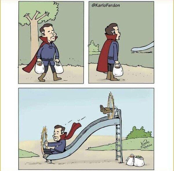 Meme_otros - Ojalá ser el Doctor Strange