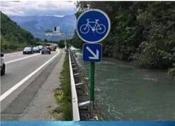 Enlace a Carril bici acuático