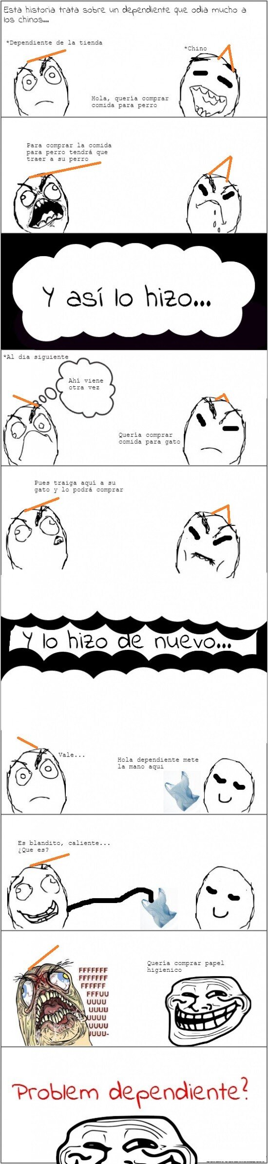 Troll,chino,dependiente,tienda,LOL,jaja,humor