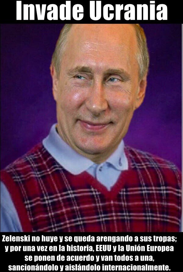 Rusia,Ucrania,guerra,invasión,Zelenski,EEUU,bad luck,Putin