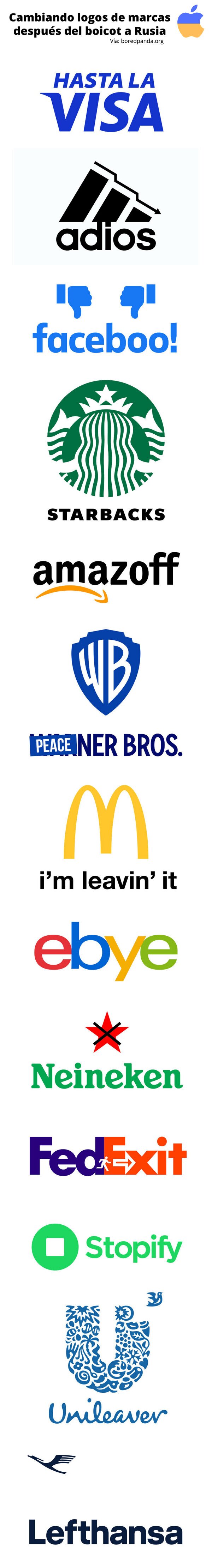 Meme_otros - Cambiando logos de marcas después del boicot a Rusia