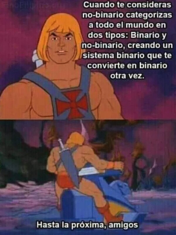 Meme_otros - El colmo de lo no binario
