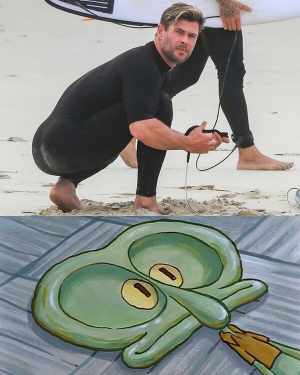 Meme_otros - Estúpido y sensual Chris Hemsworth