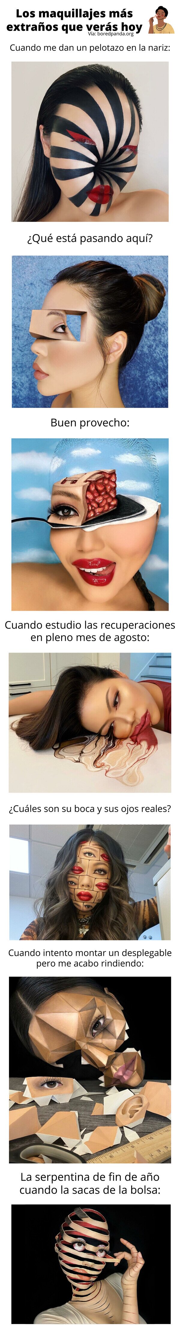 Meme_otros - Los maquillajes más extraños que verás hoy