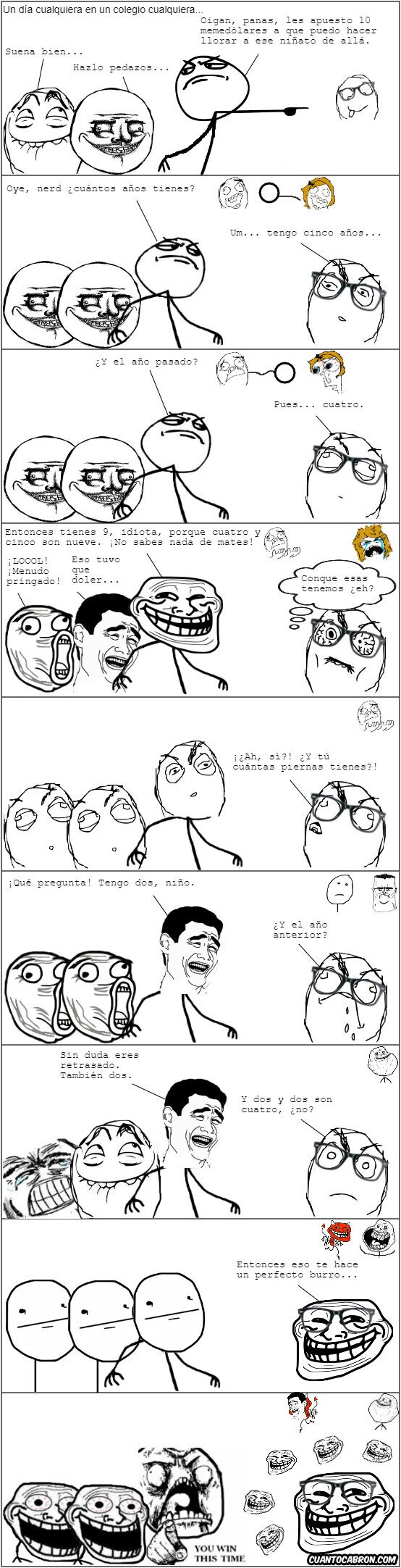Trollface - Por eso no hay que subestimar a los pequeños