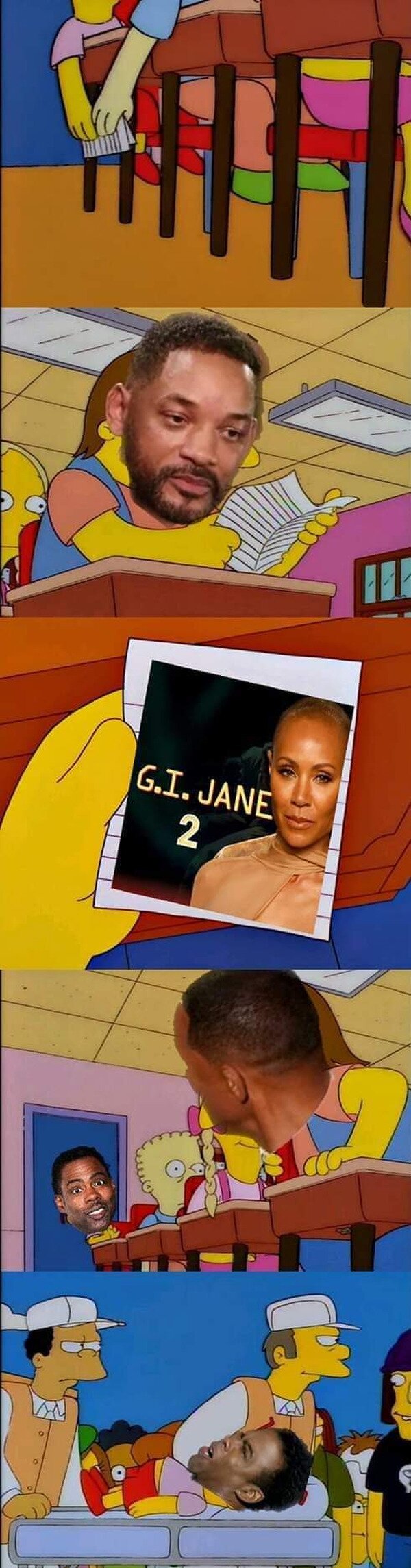 Meme_otros - Lo de Will Smith, en versión Simpson