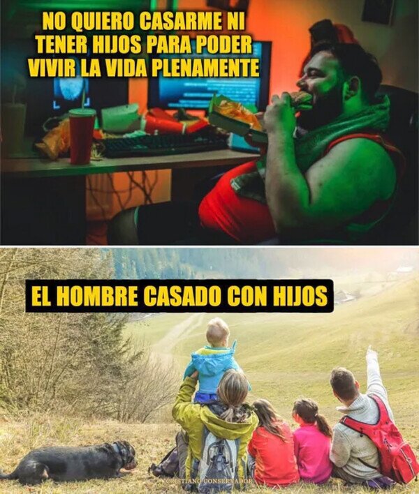 Meme_otros - Concepto equivocado de vivir plenamente