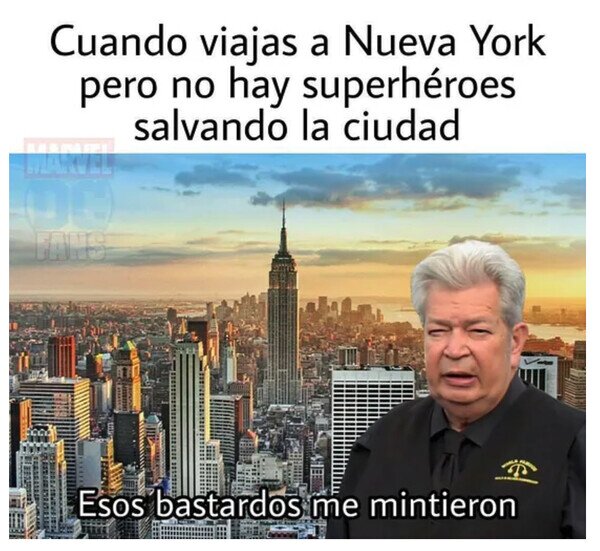 Nueva York,viaje,superhéroes,mentira