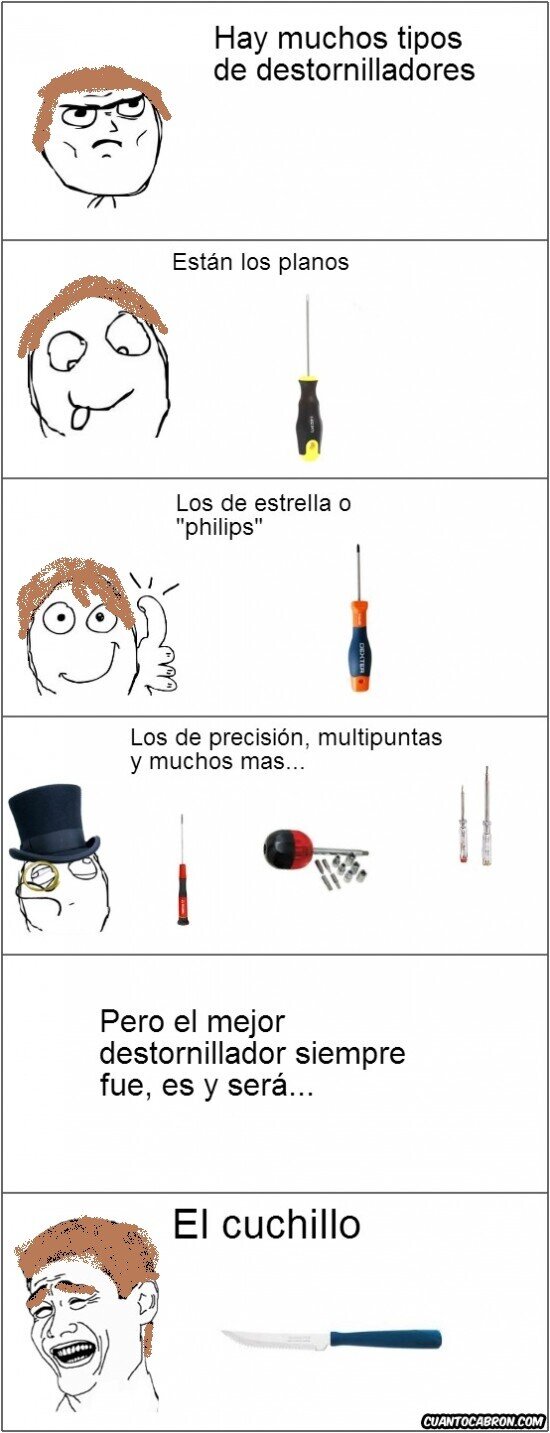 Yao - Tipos de destornilladores