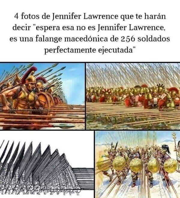 Jennifer Lawrence,fotos,guerreros,formación