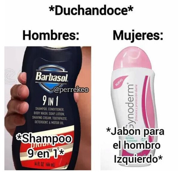 Meme_otros - Diferencias en la ducha