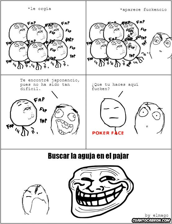 Trollface - Es como encontrar un japonés en una orgía