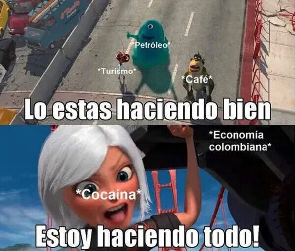 Otros - Tirando del carro colombiano