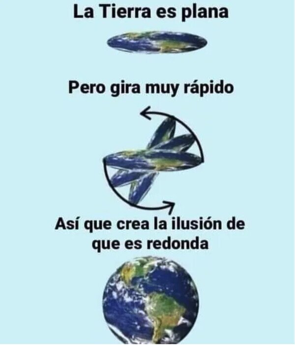 Meme_otros - La teoría terraplanista