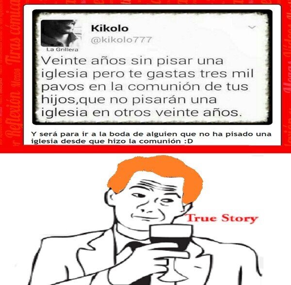 Catolicismo,catolico,hipocresia,religion,postureo,posturetas,España,desinteres,dinero,comunion,boda,bautizo,celebracion