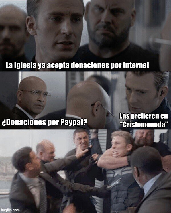 Meme_otros - Dios prefiere dinero no rastreable...